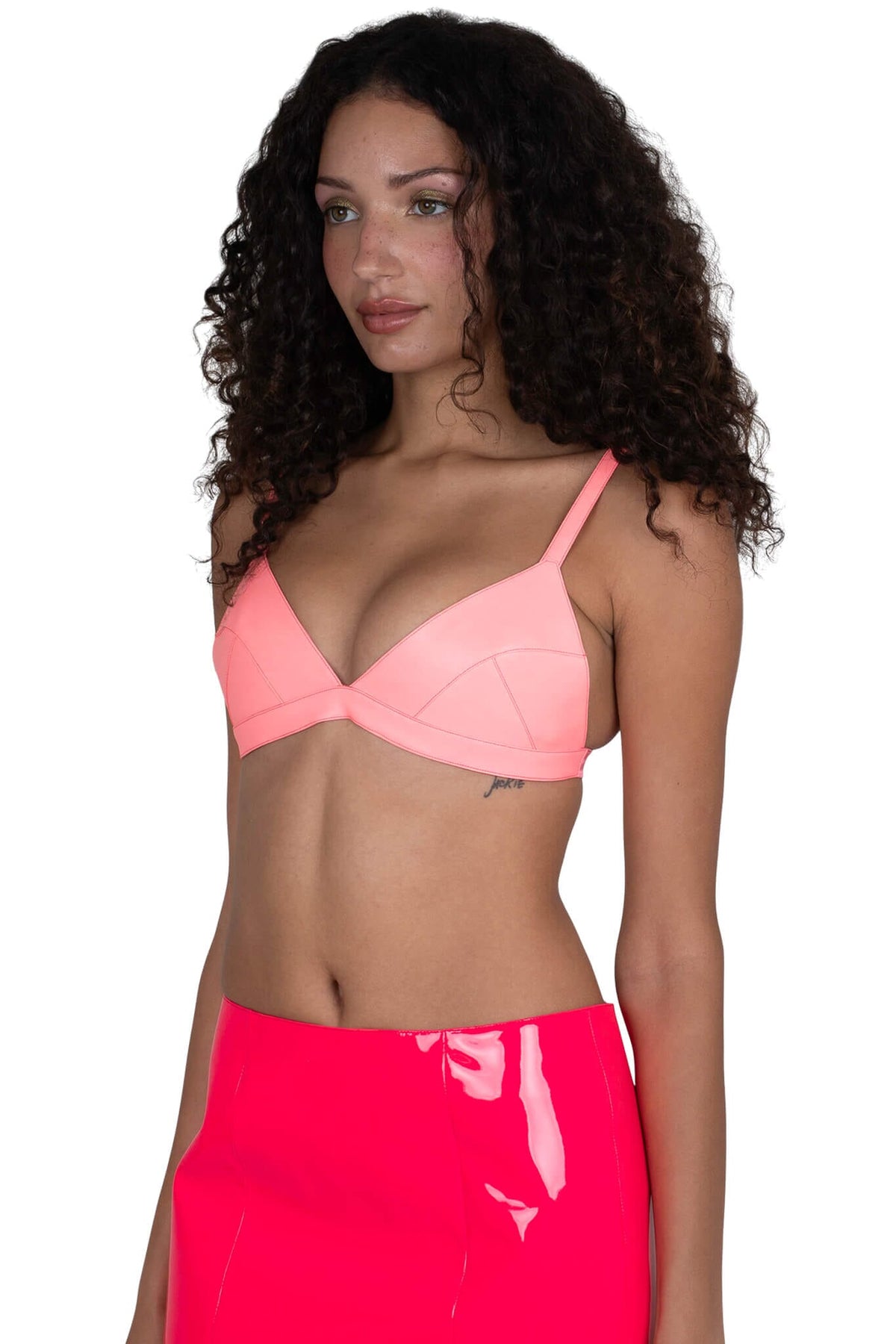 KOMIKO Jeffrey Campbell Bra Top Pink Neon _hover