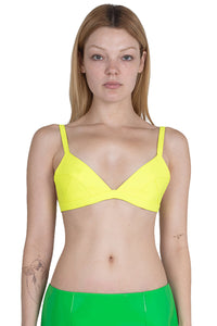 KOMIKO Jeffrey Campbell Bra Top Yellow Neon