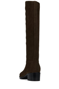 LADA Jeffrey Campbell Heeled Boot Brown Suede
