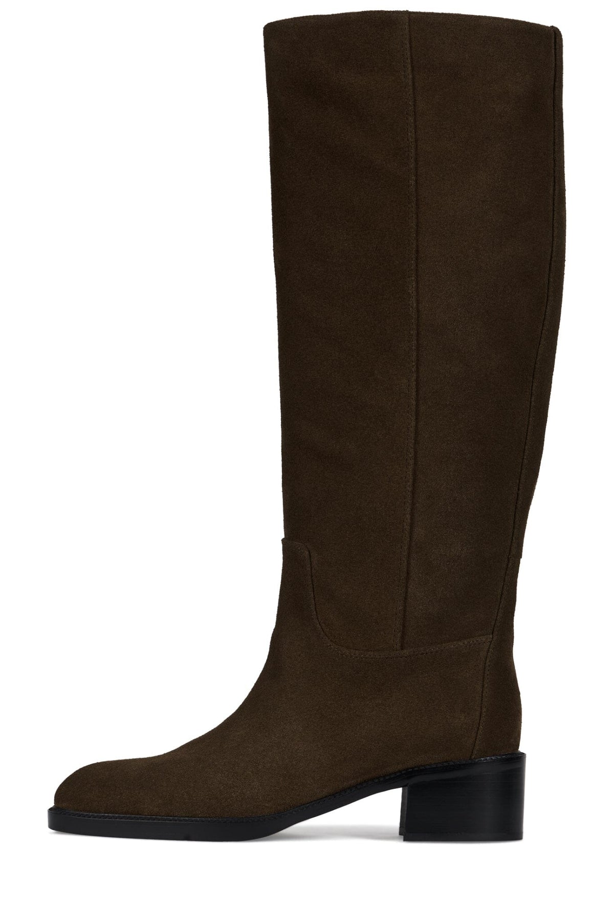 LADA Jeffrey Campbell Heeled Boot Brown Suede