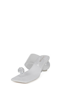 LATUS Jeffrey Campbell Heeled Sandal White _hover
