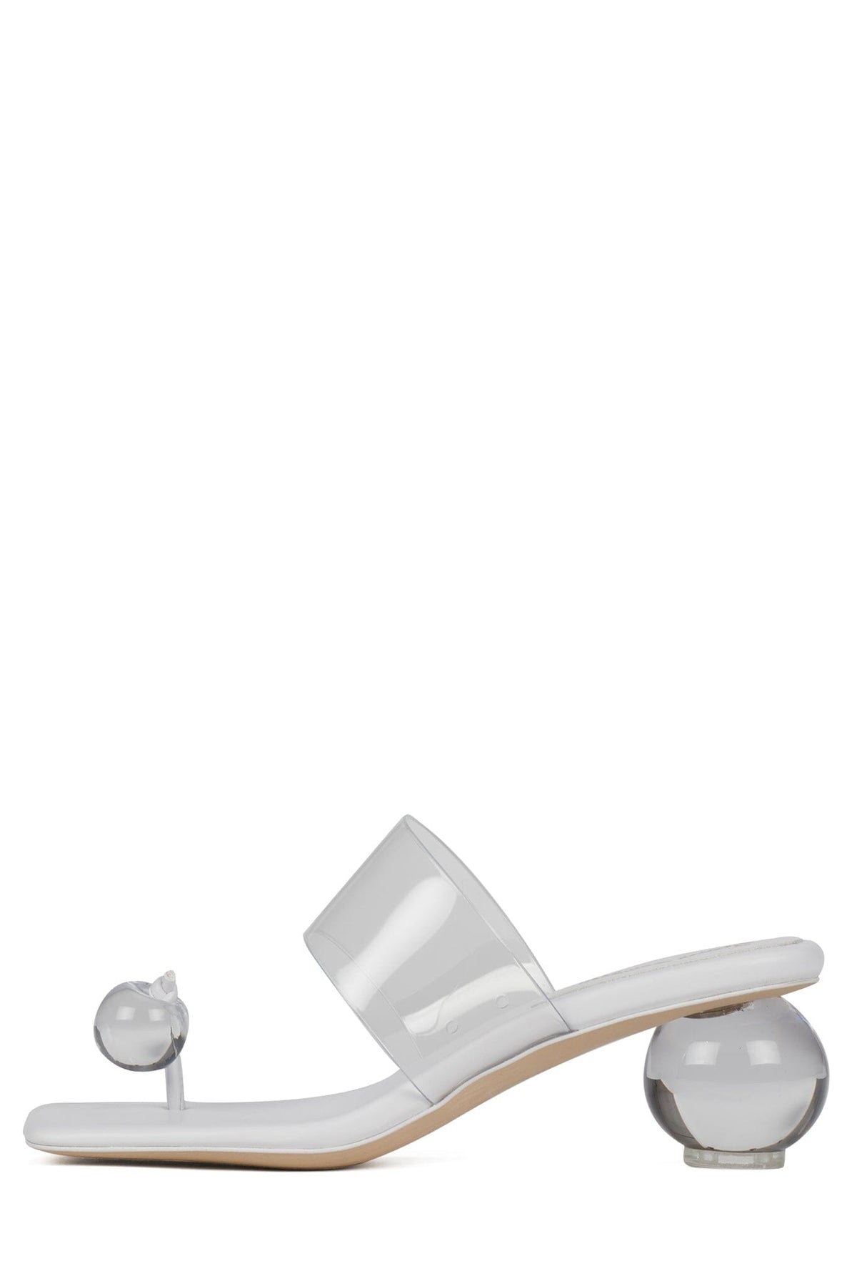 LATUS Jeffrey Campbell Heeled Sandal White