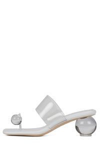 LATUS Jeffrey Campbell Heeled Sandal White