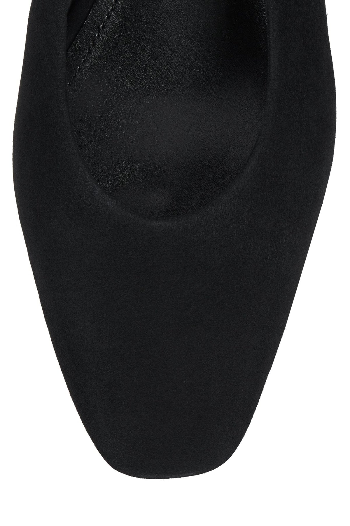 LAURIE Slingback Flat Black Suede