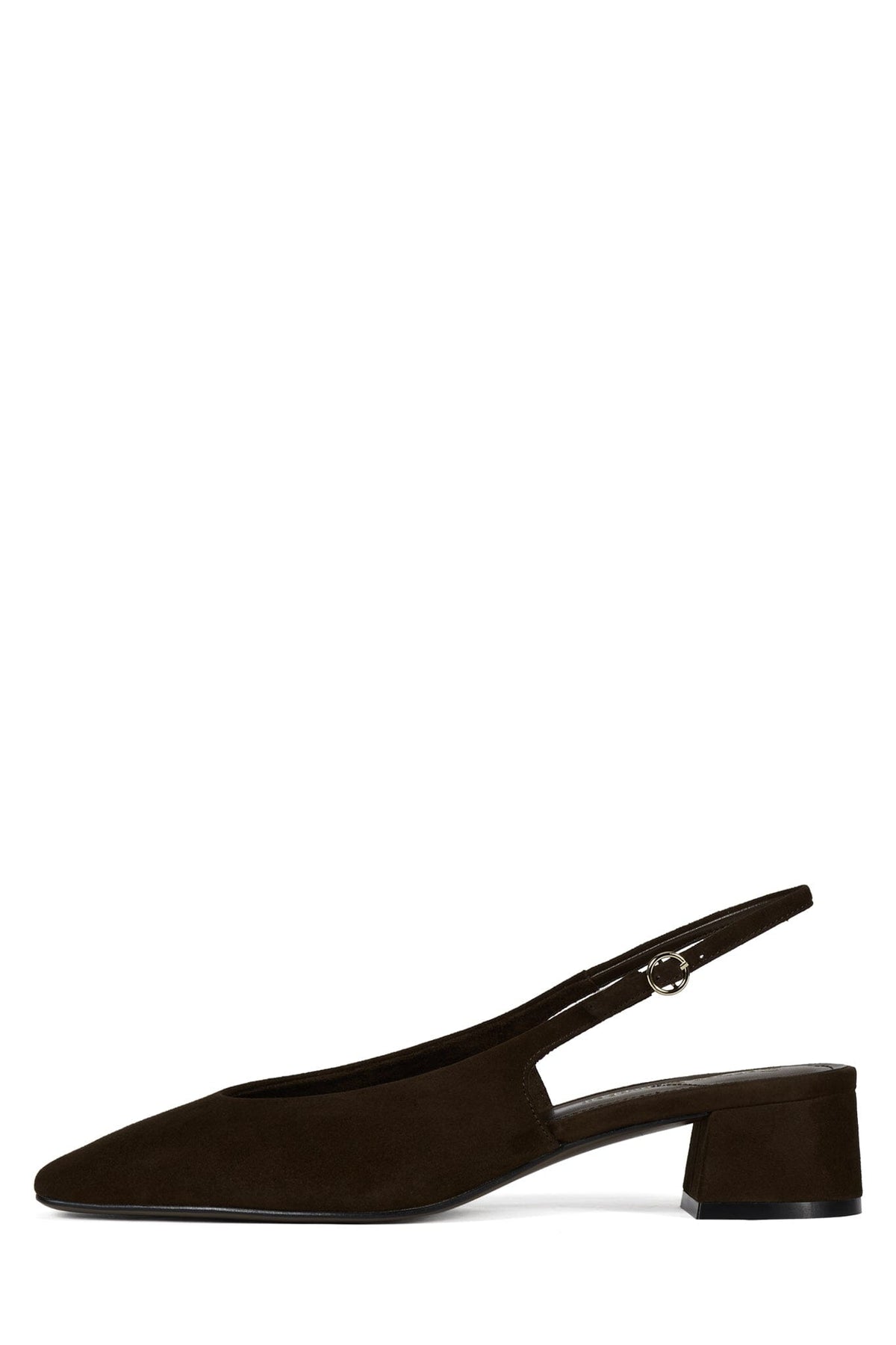 LAURIE Slingback Flat Brown Suede