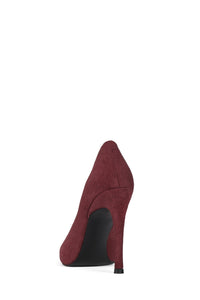 LE-CHAT Jeffrey Campbell Pump Wine Suede