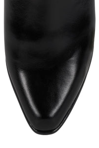 LE-STAT Jeffrey Campbell Knee-High Boot Black
