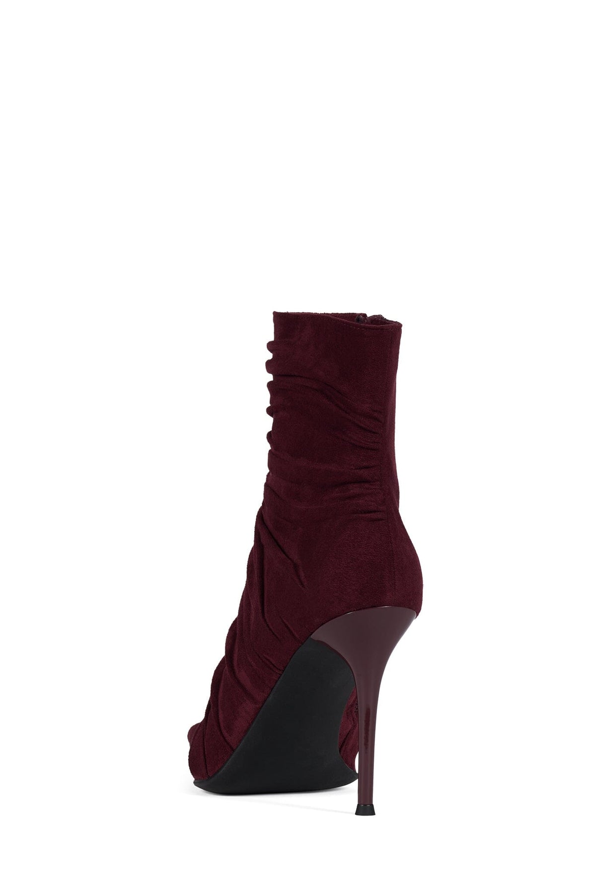 LETS-GO Jeffrey Campbell Ankle Boot Wine Suede