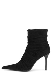 LETS-GO Jeffrey Campbell Ankle Boot Black Suede