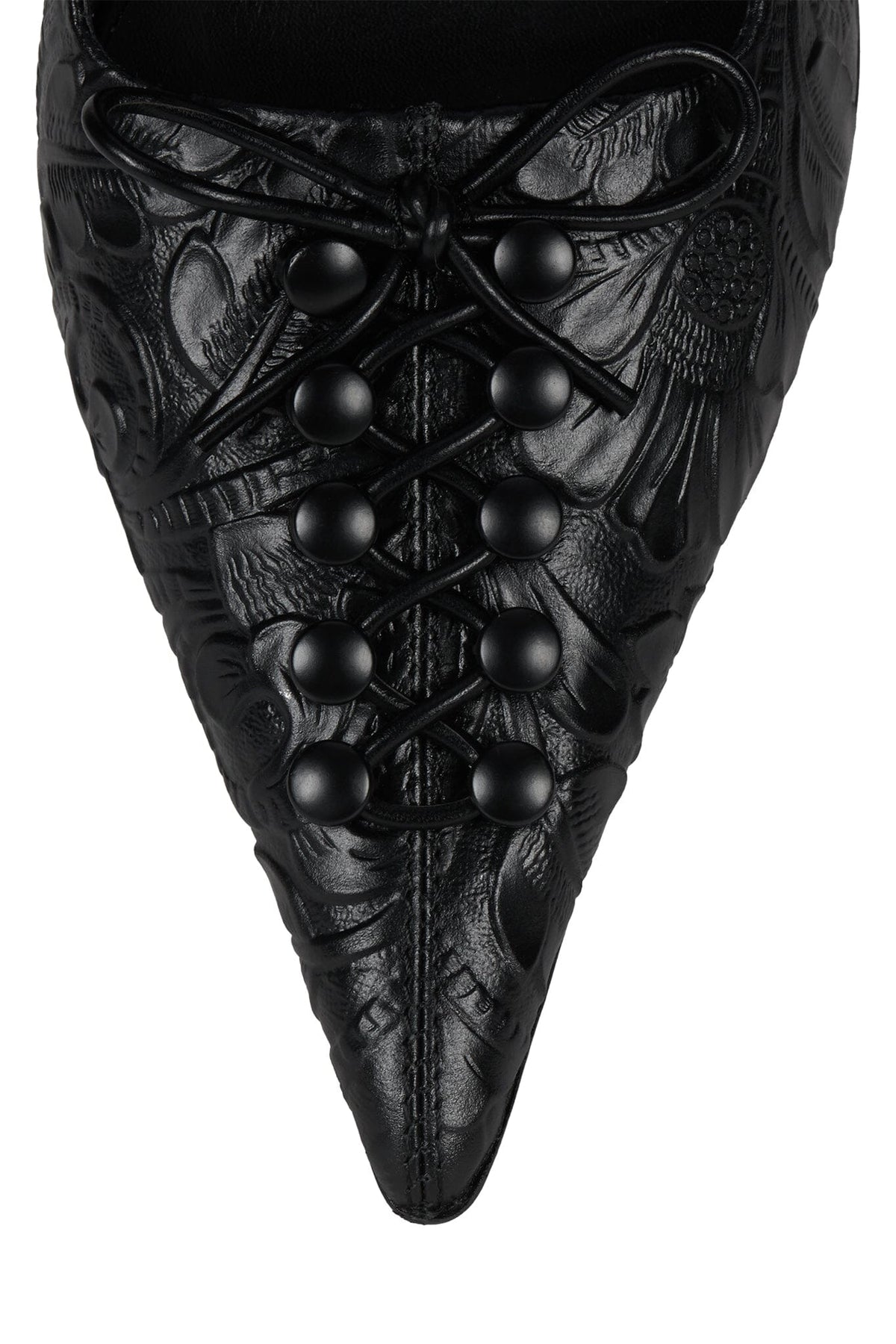 LIAR Black Embossed Floral
