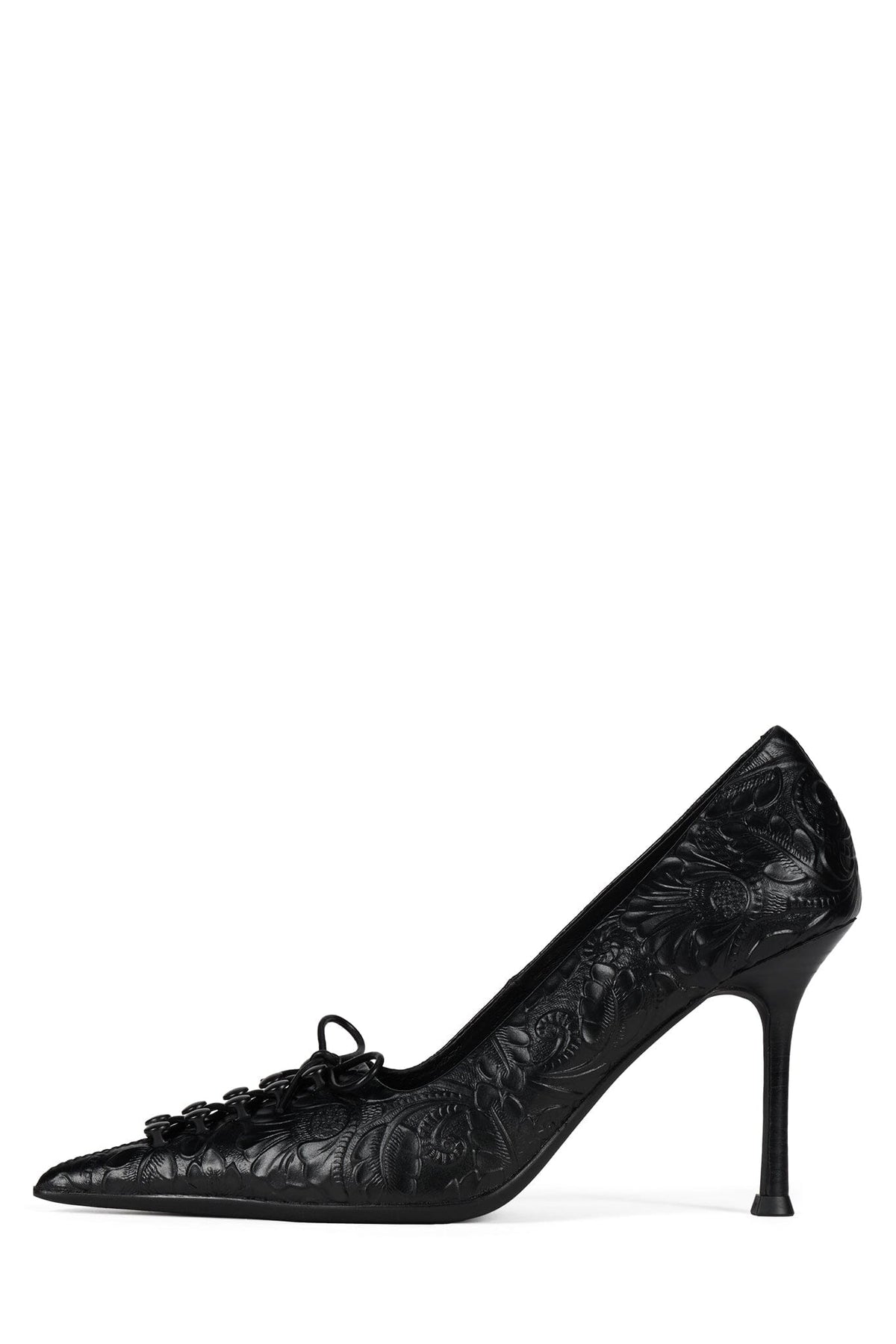 LIAR Black Embossed Floral