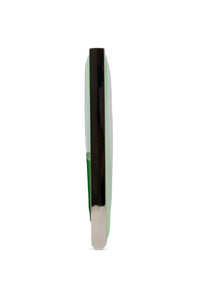 LIME-LIGHT Jeffrey Campbell Oversized Clutch Light Green Patent