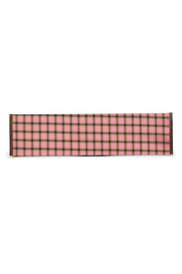 LIME-LIGHT Jeffrey Campbell Oversized Clutch Pink Plaid Combo