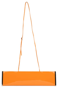 LIME-LIGHT Jeffrey Campbell Oversized Clutch Orange Patent
_hover