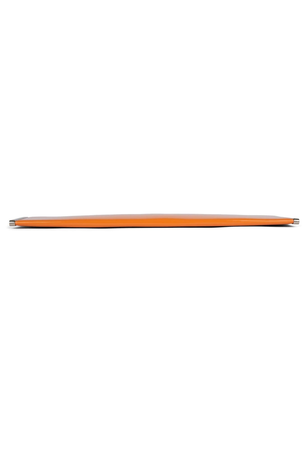 LIME-LIGHT Jeffrey Campbell Oversized Clutch Orange Patent 