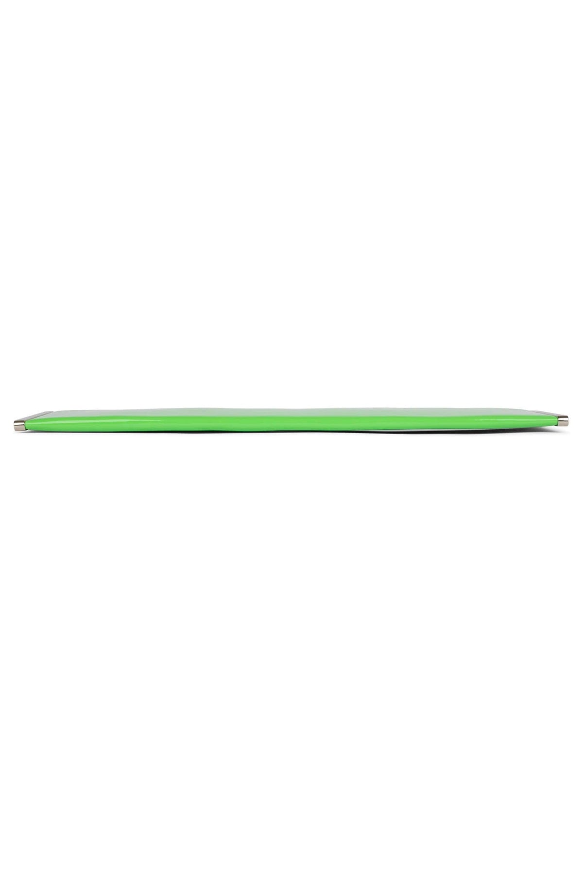 LIME-LIGHT Jeffrey Campbell Oversized Clutch Light Green Patent