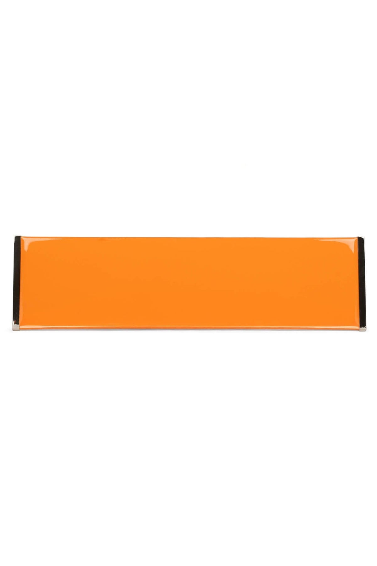 LIME-LIGHT Jeffrey Campbell Oversized Clutch Orange Patent 