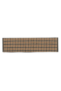 LIME-LIGHT Jeffrey Campbell Oversized Clutch Brown Plaid Combo
