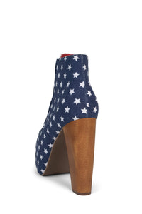LITA-FAB Platform Boot Stars and Stripes
