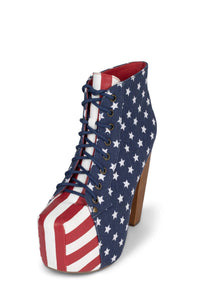 LITA-FAB Platform Boot Stars and Stripes
_hover