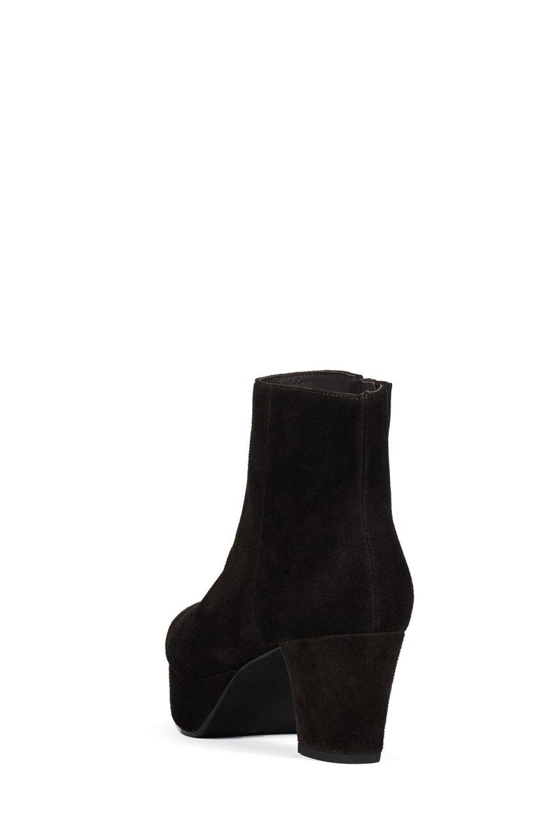 LIVRE Jeffrey Campbell Platform Ankle Boot Brown Suede