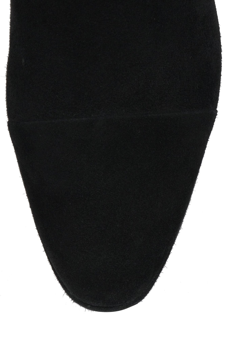 LIVRE Jeffrey Campbell Platform Ankle Boot Black Suede