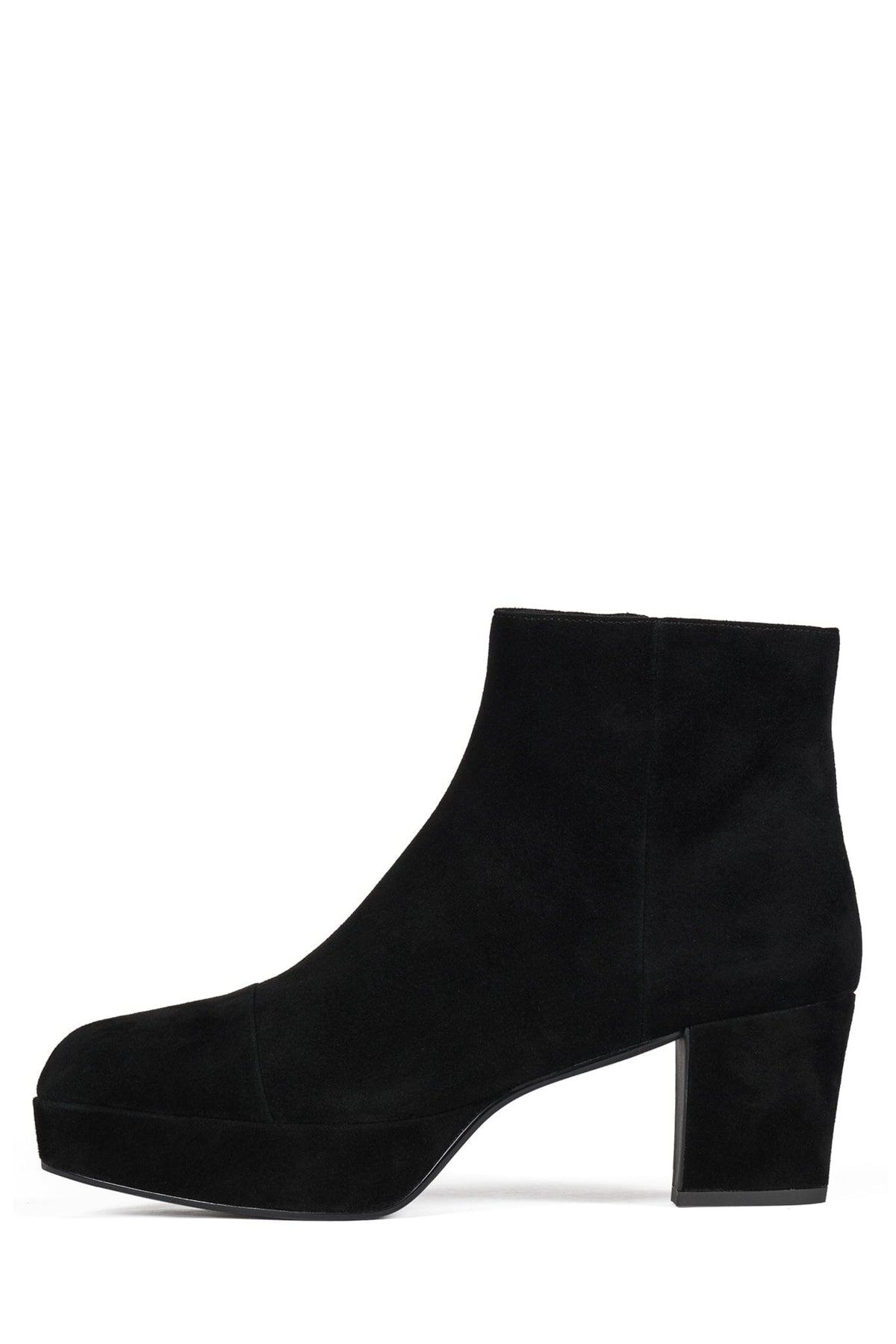 LIVRE Jeffrey Campbell Platform Ankle Boot Black Suede