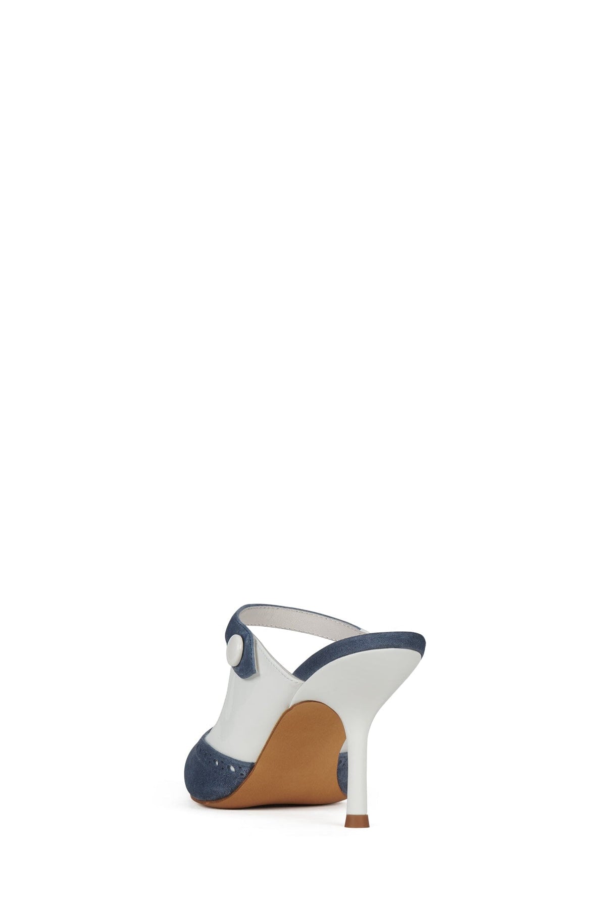 LIZABETH Blue Suede White