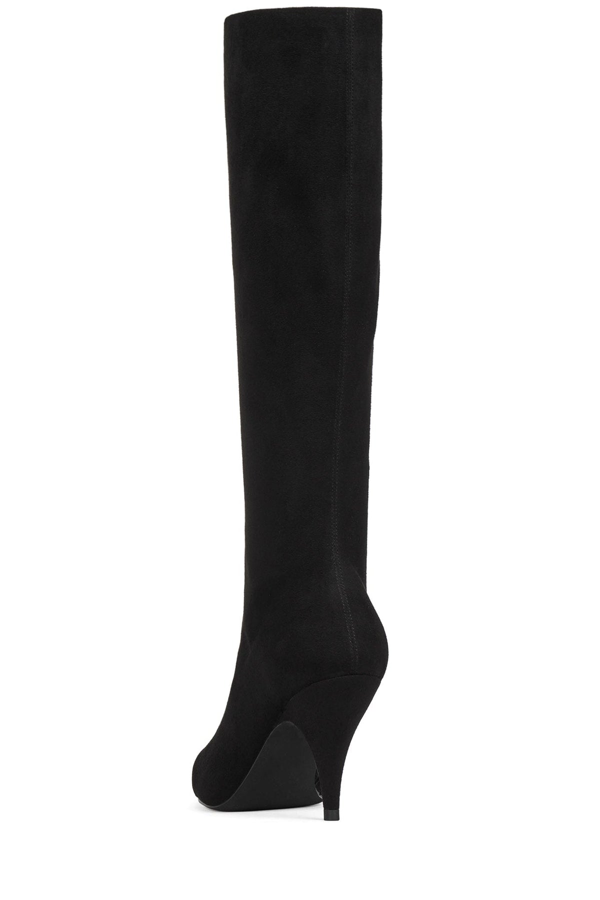 LOOKER-K Jeffrey Campbell Heeled Boot Black Suede