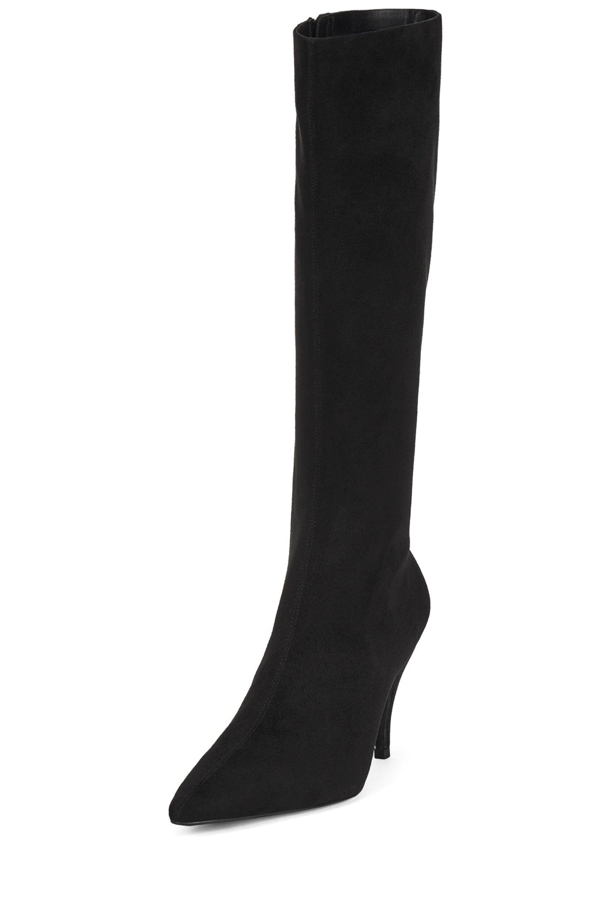 LOOKER-K Jeffrey Campbell Heeled Boot Black Suede _hover