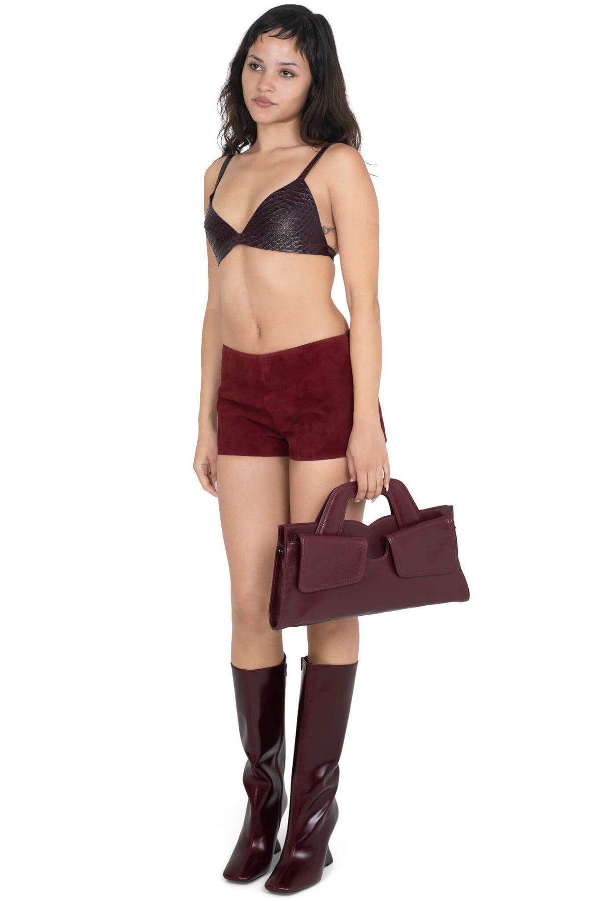 LORELAI Jeffrey Campbell Handbag Wine