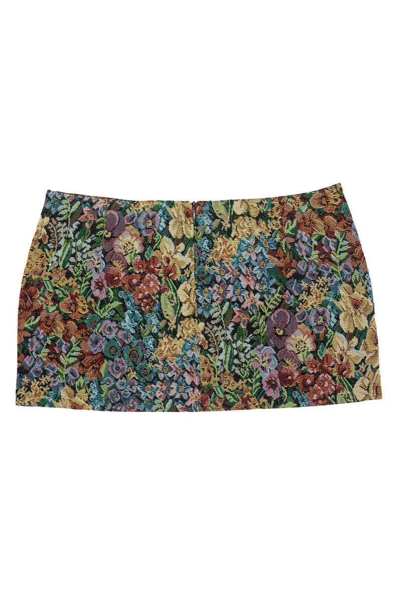 MAISY SKIRT Jeffrey Campbell Mini Skirt Multi Floral Tapestry
_hover