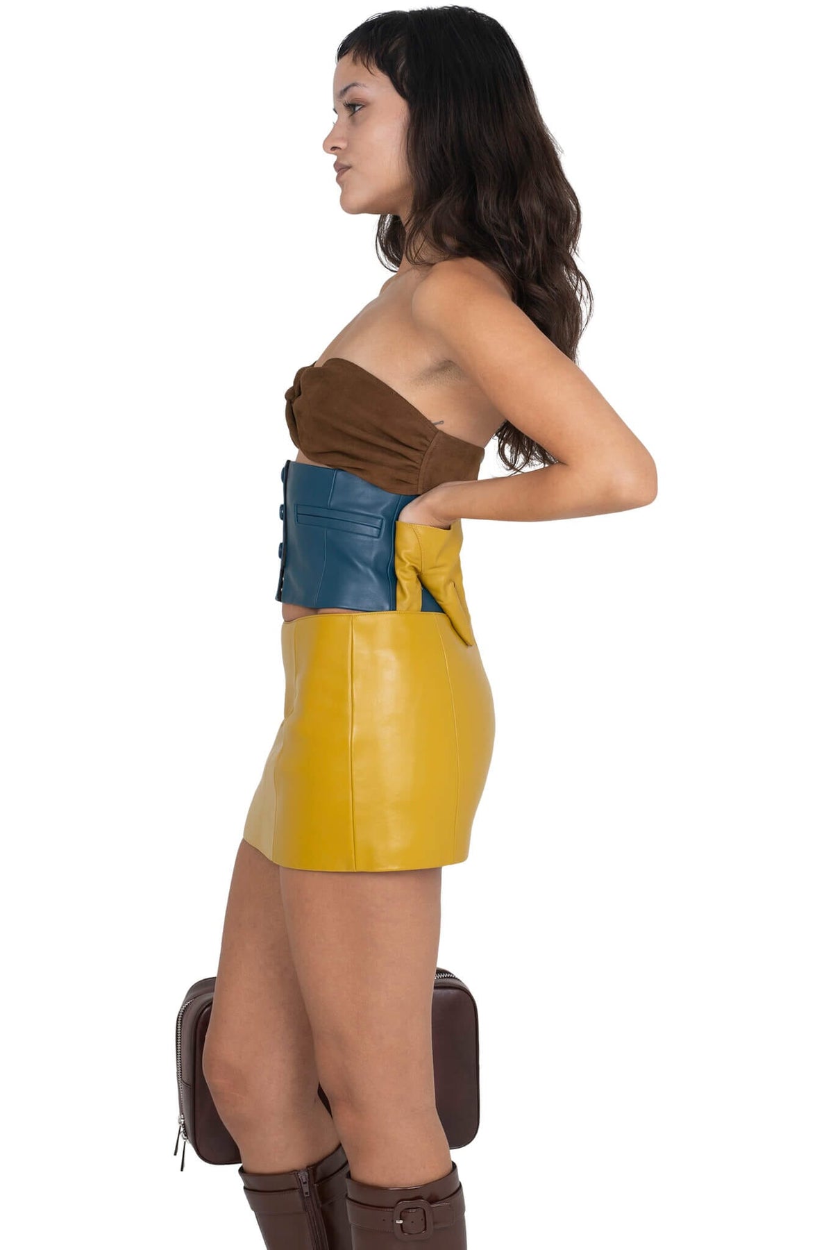 MAISY SKIRT Jeffrey Campbell Mini Skirt Lime