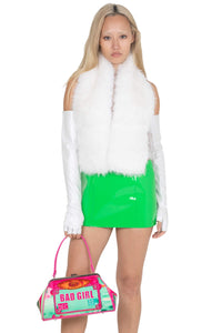 MAISY SKIRT Skirt YYH  green neon patent