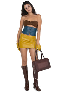 MAISY SKIRT Jeffrey Campbell Mini Skirt Lime