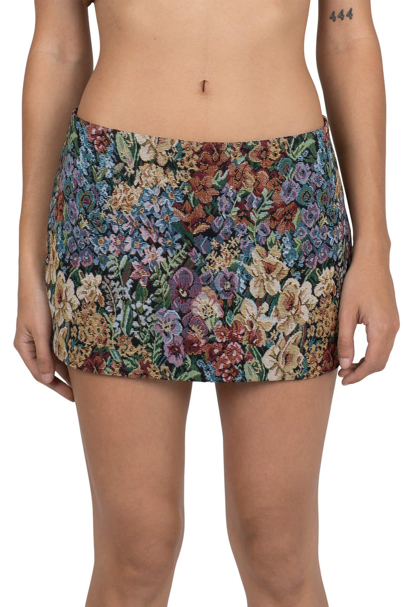 MAISY SKIRT Skirt YYH Multi Floral Tapestry XS 