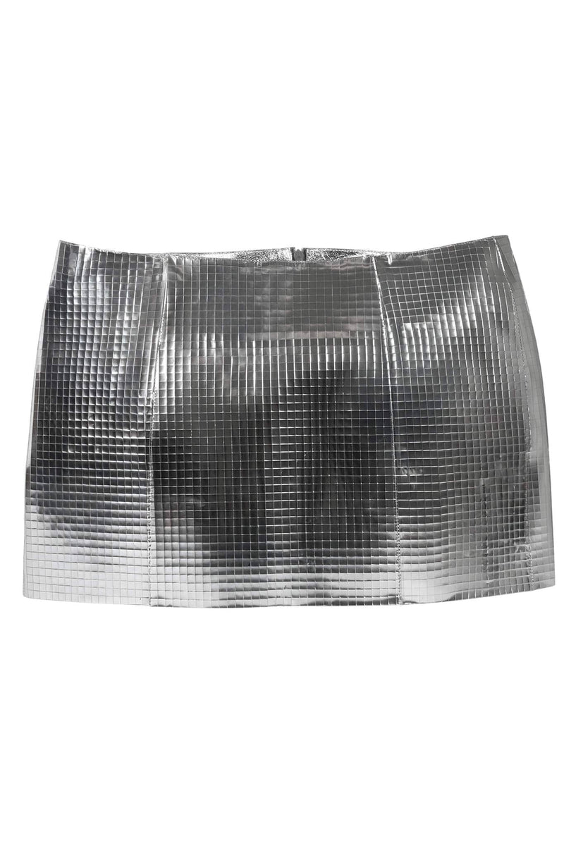 MAISY SKIRT Skirt YYH Silver Grid XS 