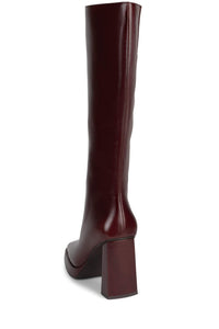 MAXIMAL-3 Jeffrey Campbell Knee-High Boot Brown