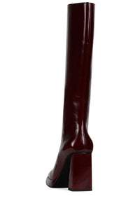 MAXIMAL-3 Jeffrey Campbell Knee-High Boot Brown