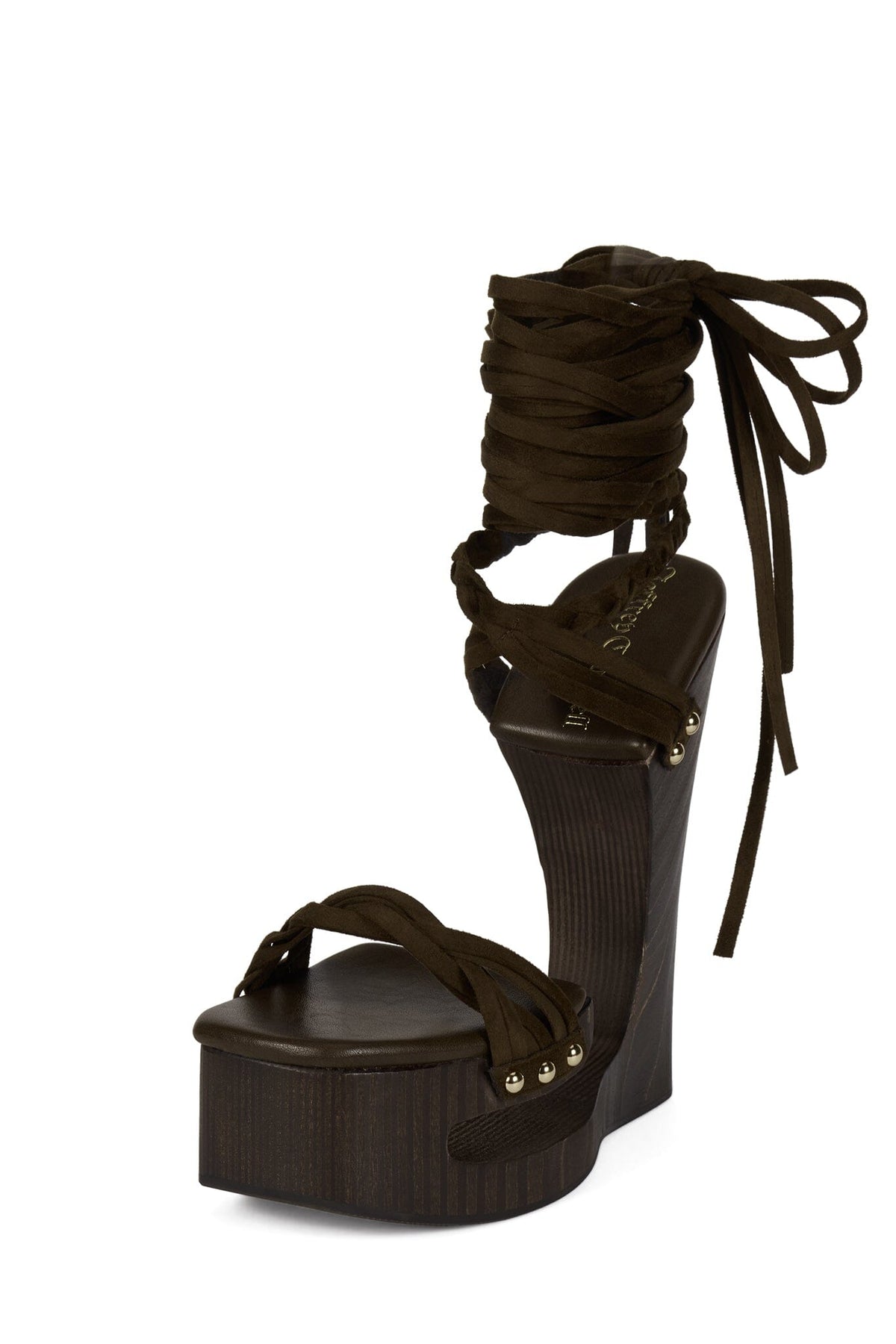 MAZES Jeffrey Campbell Platform Sandal Brown Suede Brown
_hover