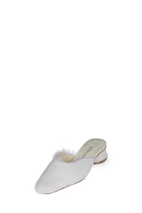 MOLLY-2F Jeffrey Campbell Heeled Mule Ivory Longhair
_hover
