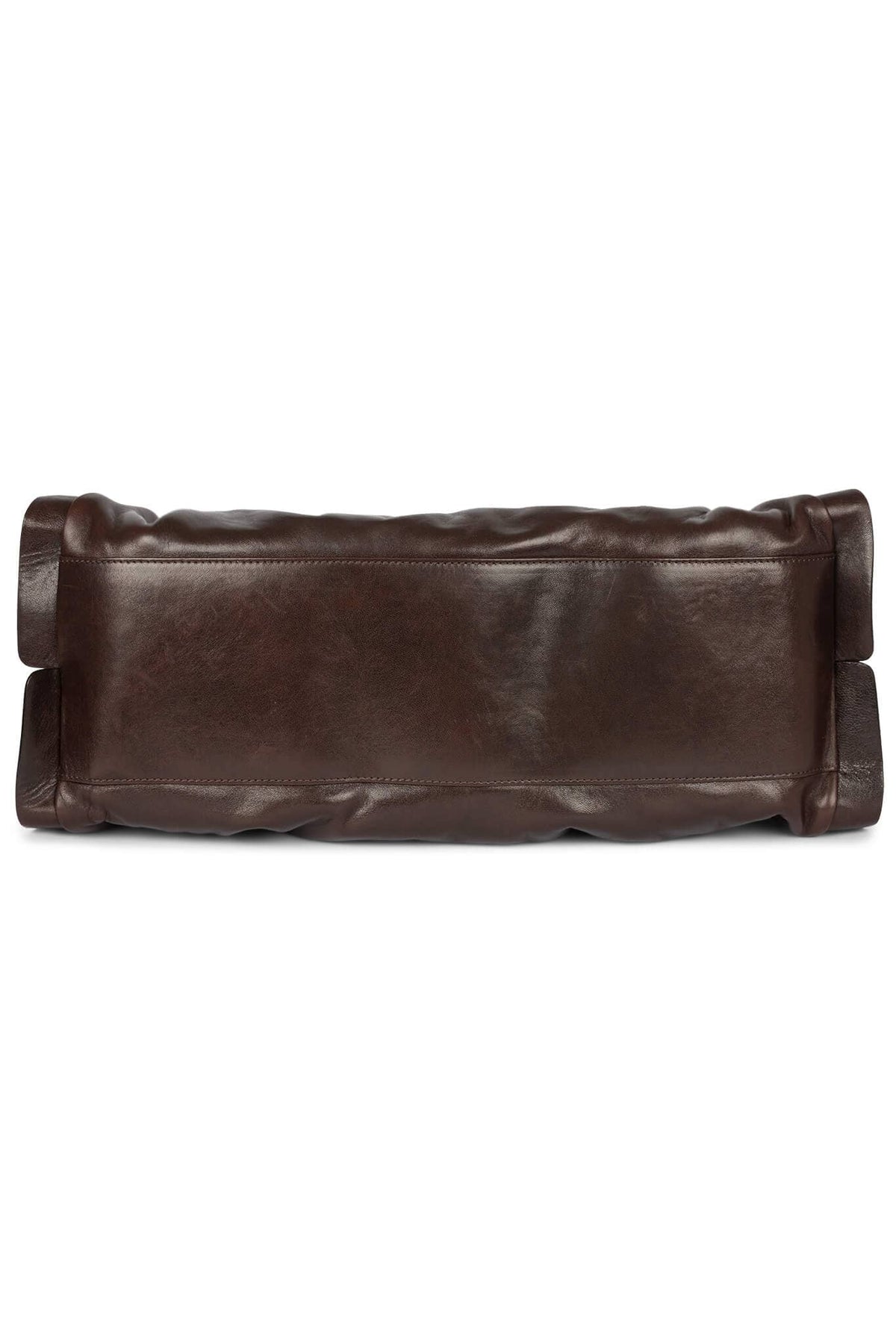 MOTHERSHIP Jeffrey Campbell Ruched Handbag Brown