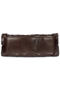 MOTHERSHIP Jeffrey Campbell Ruched Handbag Brown
