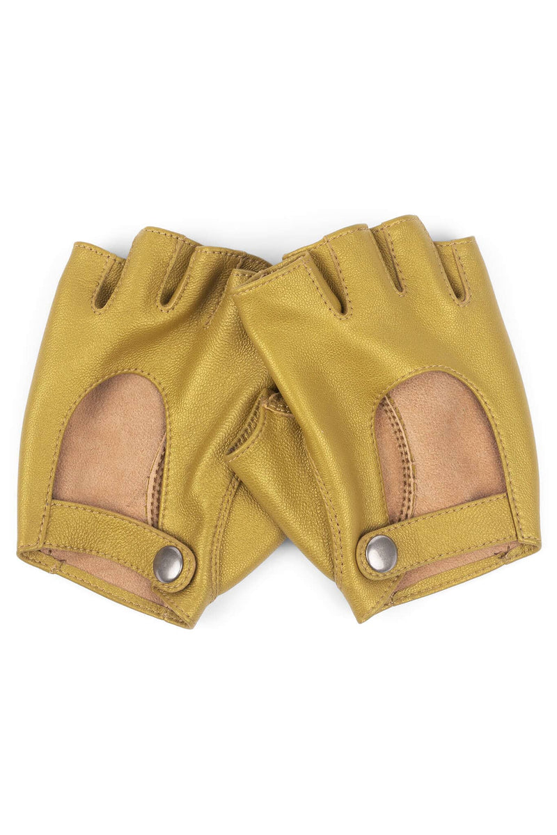 MOTO-MAMI Jeffrey Campbell Moto-Inspire Gloves Chartreuse