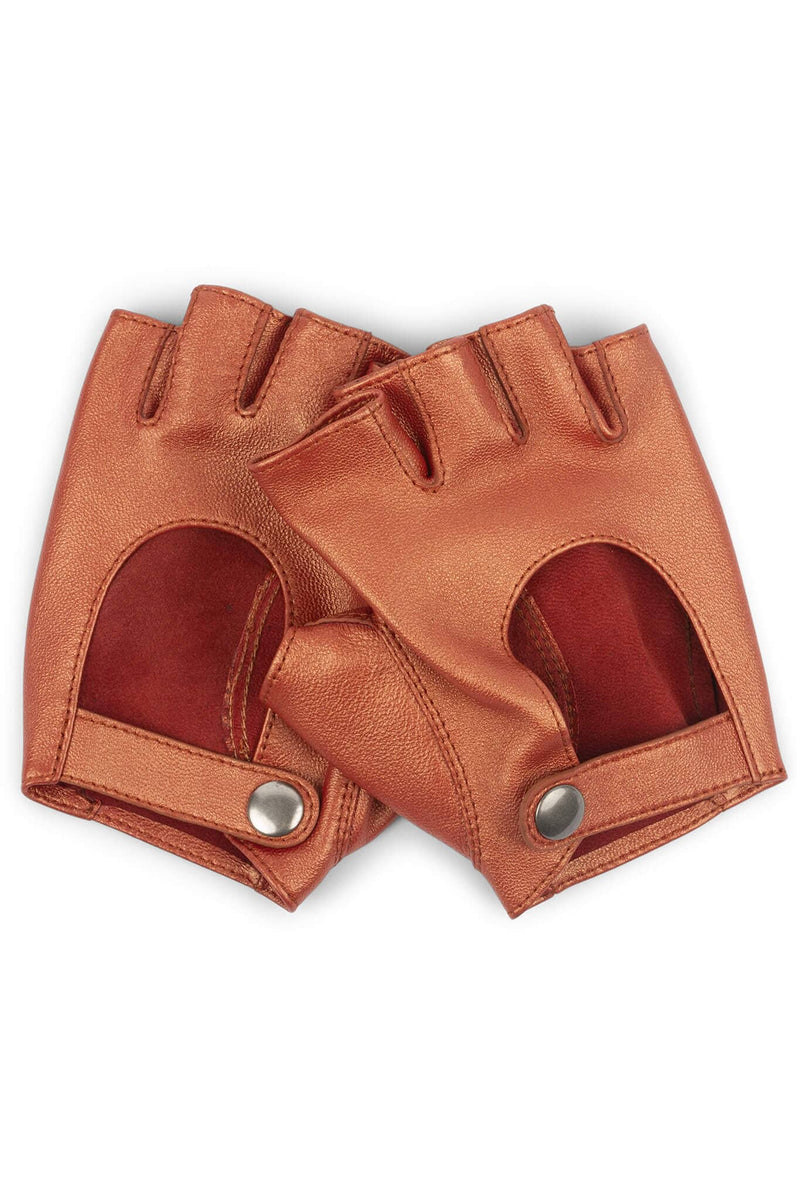 MOTO-MAMI Jeffrey Campbell Moto-Inspire Gloves Orange