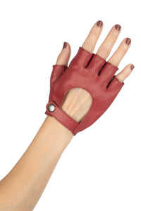 MOTO-MAMI Jeffrey Campbell Moto-Inspire Gloves Red