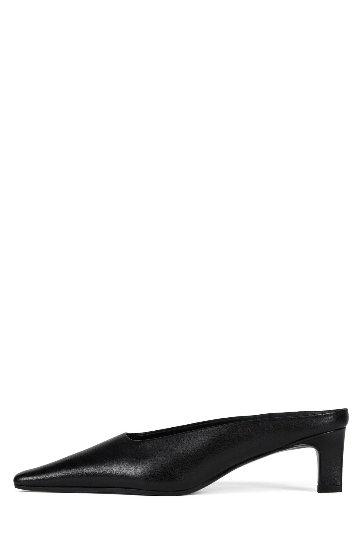 MURMUR Jeffrey Campbell Heeled Mule Black