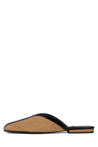 NARROWS Beige Suede Black Combo 