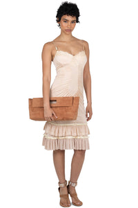 NATICA-SH Jeffrey Campbell Thong Sandal Tan Suede Combo
