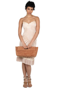 NATICA-SH Jeffrey Campbell Thong Sandal Tan Suede Combo